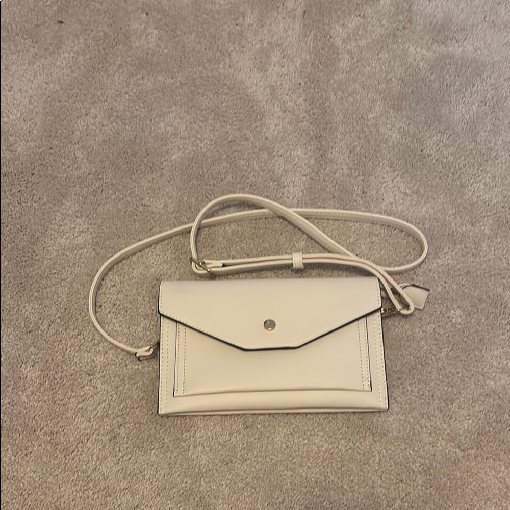 Elegant Cream Crossbody Bag